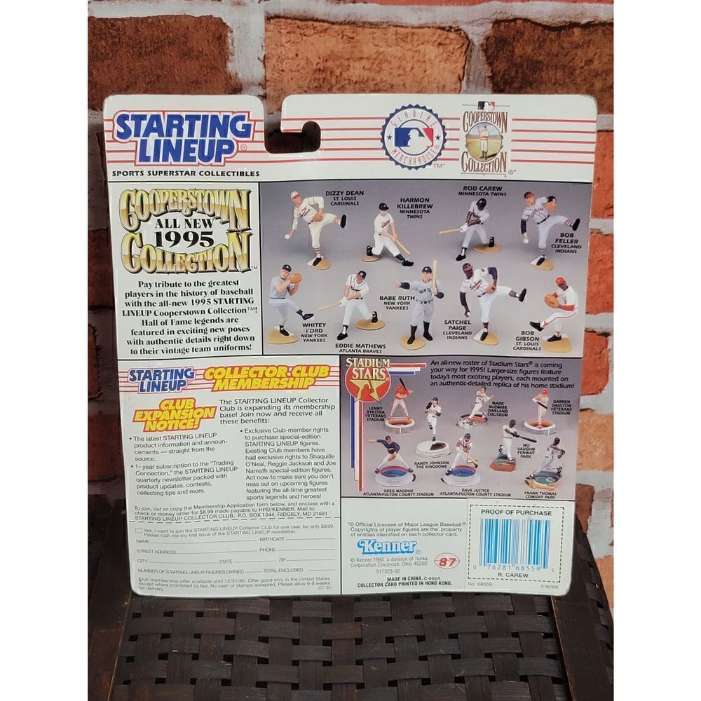 Cooperstown Collection 1995 Rod Carew Starting Lineup - Picture 3 of 3